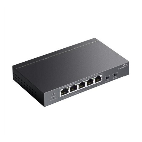 Przełącznik sieciowy TP-LINK z 5 portami Gigabit Ethernet, w tym 4 porty z technologią PoE, model TL-SG1005P-PD. Bezobsługowy, p - 4